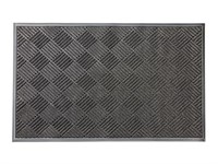 BRISTIC Doormats Black Door Mat 3x5 Rug Welcome Ma