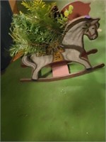 Decorative Rocking Horse Planter