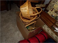 LARGE BOX OF BASKETS