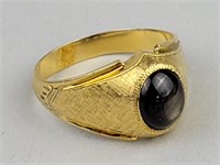 18K Gold & Gemstone Ring.