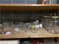 Large lot of jars. Jelly gallon, and