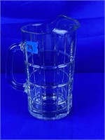 Cut glass pitcher