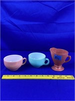 Vintage cups & creamer