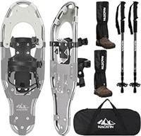 NACATIN 4-in-1 Snowshoes for Women Men Youth Kids