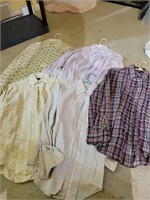Lot of Five Vintage Button Up Long Sleeve Shirts
