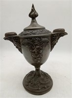 (O) Golf Trophy From 1902  9" X 12". Pewter