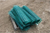 (5) Partial Rolls of Plastic Snow Fence