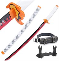 41 inches Anime Katana Replica with Belt and Stand