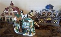 F - LOT OF 3 HOLIDAY VILLAGE BUILDINGS (K110)