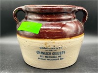 RACINE, WI Advertising Bean Pot GRAMLICH