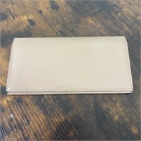 Christian Dior Vintage Beige Patent Leather Wallet