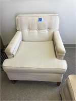 WHITE UPHOLSTERY CHAIR MATCHES # 16