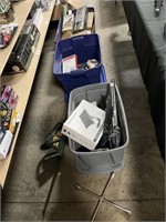 3 Tote Lot Auto & Household Items.