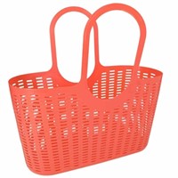 New Plastic Tote with Handles, 15.7-in.