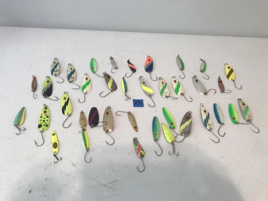 Assorted Size Spoon Lures