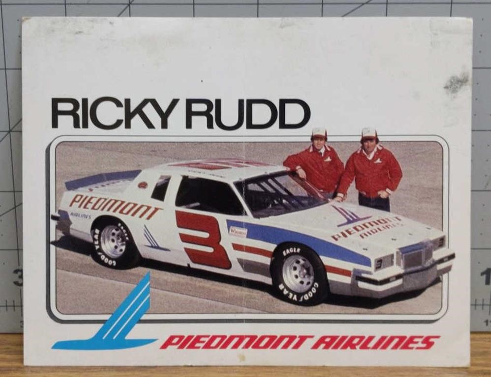 Ricky Rudd promo card 1977