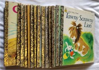 17 Vintage Little Golden Books LION Bears +