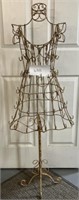 Vintage wire dress form