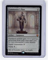 COMMANDER'S PLATE MAGIC THE GATHERING CARD