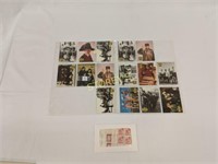 Beatle Cards and Unused Postage Stamps