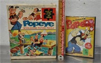 Popeye puzzle & sealed DVD