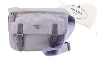 PRADA Nylon Purple Shoulder Bag