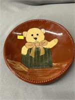 Eldreth Pottery Redware Plate