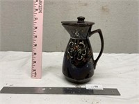 Vintage Redware Japanese Moriage Painted Teapot