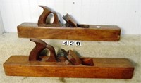 2 – “Lancaster Shop” 22” wooden bench dbl.-wedge