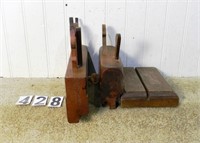 2 – “Lancaster Shop” wooden molding planes, Vg: