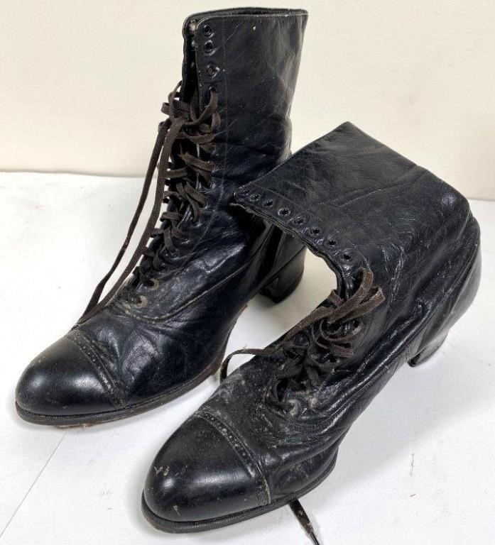 antique ladies dress boots