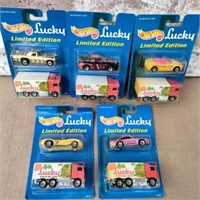 (5 PCS) HOT WHEELS LIMITED EDITION 2 CAR SETS;