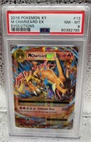 2016 Pokémon XY M Charizard EX Evolution PSA 8