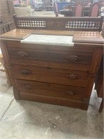 MARBLE TOP CHEST