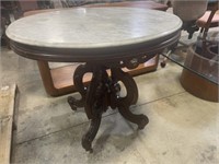 MARBLE TOP STAND TABLE