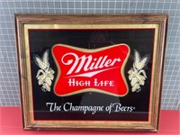 MILLER HIGH LIFE BEER SIGN