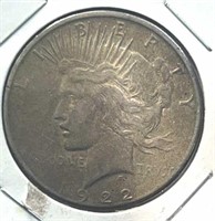 1922S Peace Silver Dollar