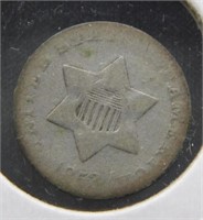 1853 3 Cent Silver.