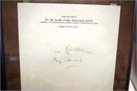 Autograph of 'Les Patterson' & Barry Humpries