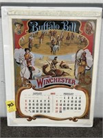 WINCHESTER, BUFFALO BILL 1977 MATTED CALENDAR