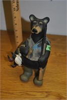 Hadley collection hunting bear figurine