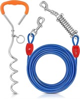 Dog Tie Out Cable And Stake