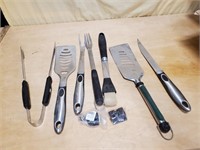 Large Lot of Barbeque BBQ Tools