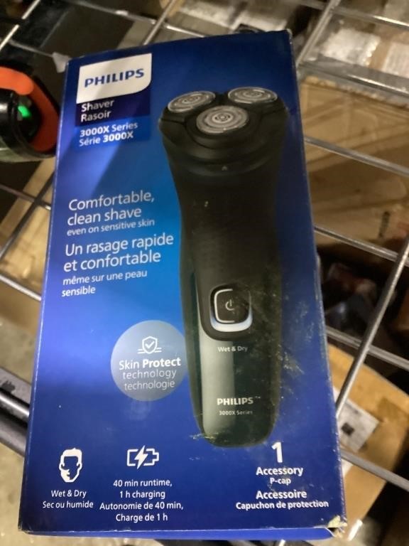 Philips Electric Shaver Series 3000X, Wet & Dry