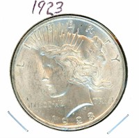 1923 Peace Silver Dollar