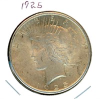 1925 Peace Silver Dollar