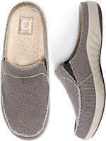 Mens Slippers with Arch Support, Canvas House