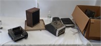 CB transmitter and speaker parts