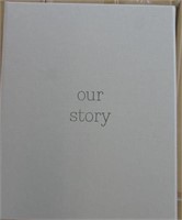 3 Boxes of 4 "Our Story" Scrapbook Photo Albums