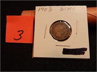 1903 P US Dime 90% Silver